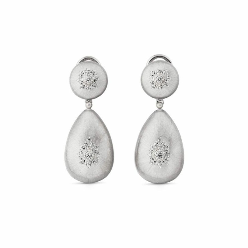 Jewellery Buccellati  | Macri Classica Earrings 18K Rhodium-Plated White Gold