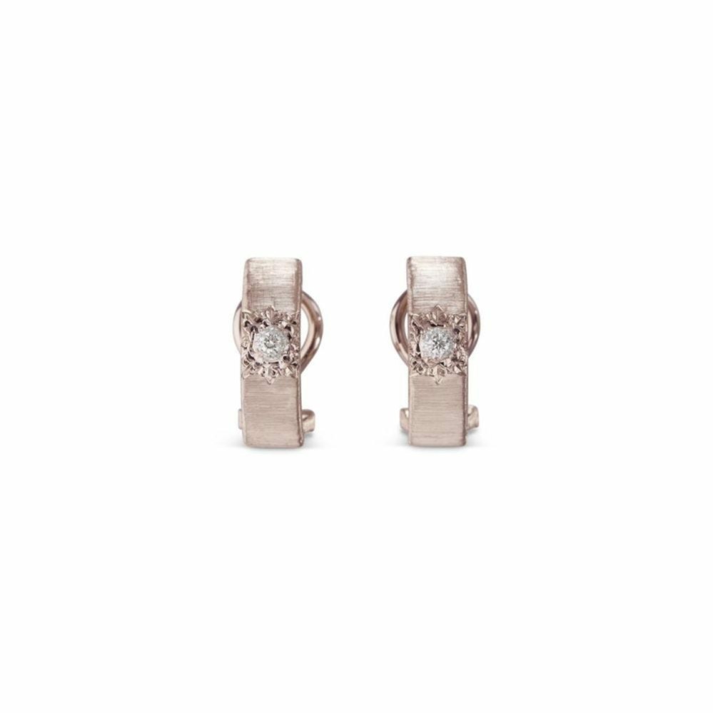 Jewellery Buccellati  | Macri Classica Earrings Pink Gold 750/1000/ White Gold 750/1000